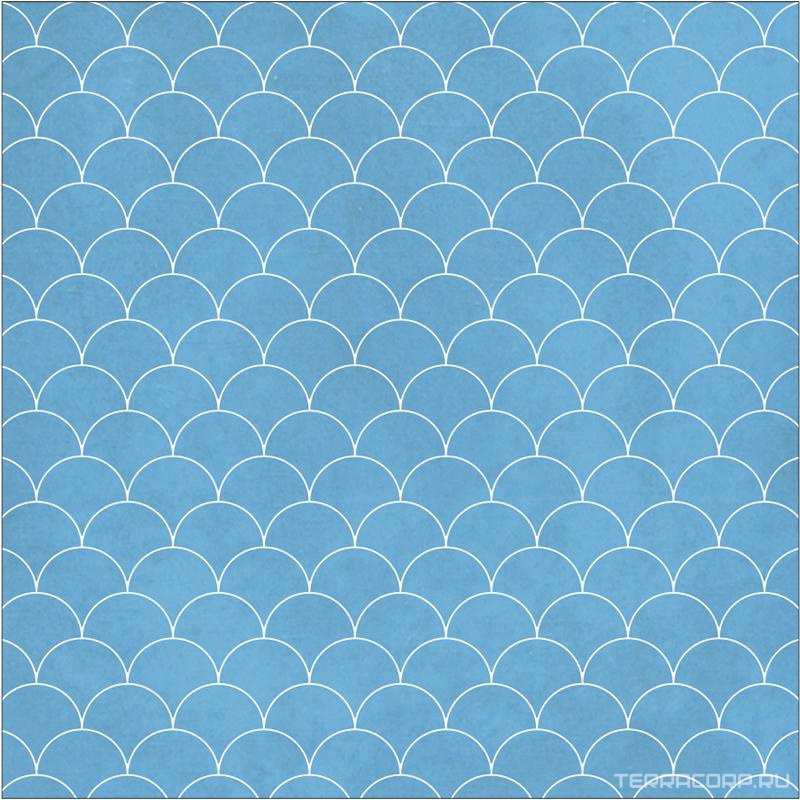 Мозаика Kerama Marazzi Универсал Модульное панно FishScale(n047119) 27x28,3 Голубой, фото 3
