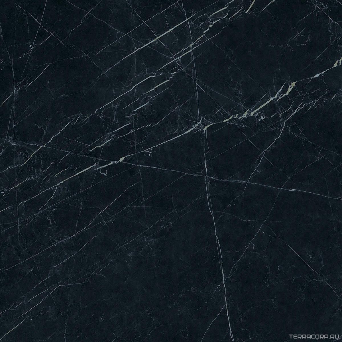 Керамогранит Ariostea Ultra Marmi Nero Marquinia Lucidato (Shiny) 6 mm ZZ150x150 Черный, фото 3