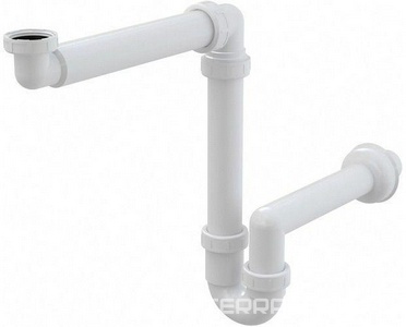 Сифон для умывальника, для инвалидов, пластик, выход d-40mm ZZ AlcaPlast Универсал A434