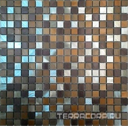 Мозаика из металла на сетке A10-017 ZZ |30x30