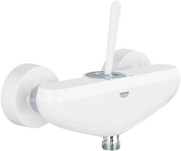 Смеситель для душа, без душ.гарнитура, цвет белый/хром  ZZ Grohe Eurodisk Joystick 23430LS0