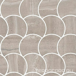 Mosaico Wavy Grigio Pat/Rett ZZ |30x30