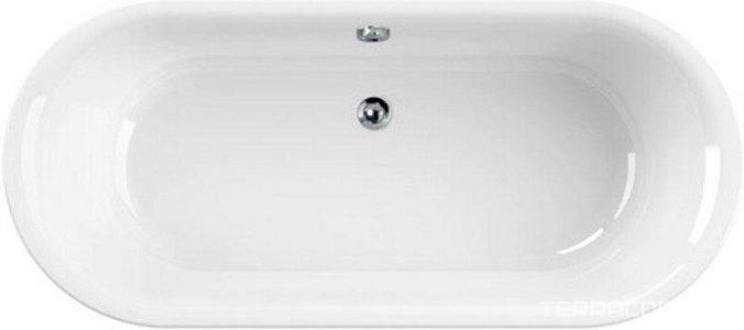 Ванна 180х80хh40(55,5)см,отдельност,(возможна встройка),(БЕЗ панели METAURO-Central-180-SCR и каркаса METAURO-Central-MF,без станд.слива-пер.ZZ Cezares Metauro METAURO-Central-180-80-40-W37