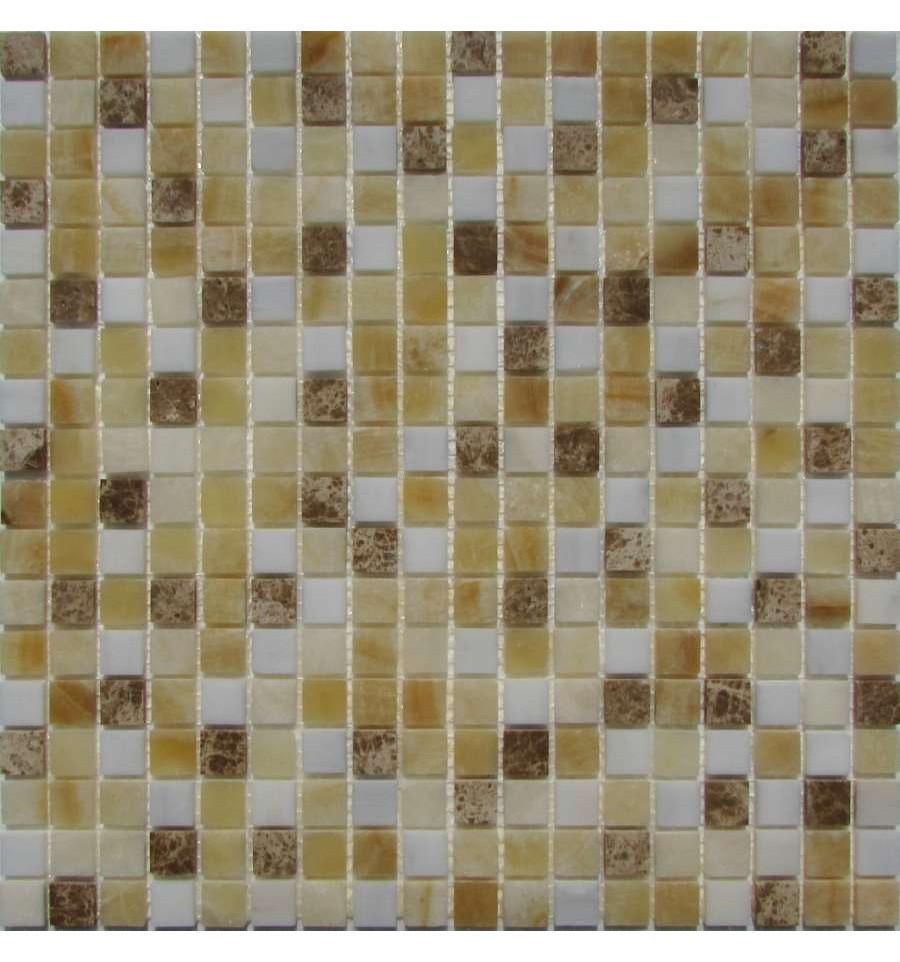 Мозаика Спектр-М Натуральный камень Мозаика из камня на сетке M20-097-15P 30x30 Комбинированный, фото 3
