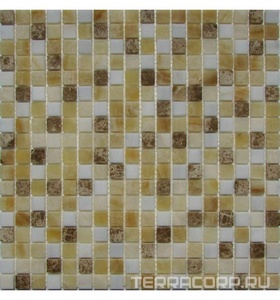 Мозаика Спектр-М Натуральный камень Мозаика из камня на сетке M20-097-15P 30x30 Комбинированный 