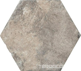 Керамогранит CIR Chicago Esagona South Side (bianco)  24x27.7 Серый 