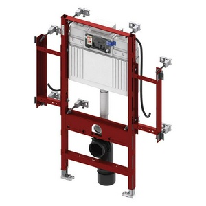 Монт. рама с бачком д/подв.унитаза, h112см, д/людей с ограниченной подвижностью, монтаж со всеми панелями смыва,  ZZ Tece TECEprofil 9300009