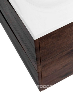 База под раковину подвесная с двумя выкатными ящиками, 650х450х500мм, (цв.Rovere Moro),  ZZ BelBagno Marino MARINO-650-2C-SO-RW-P