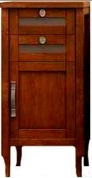 Комод Мираж 44 напольный 440x340x933 мм, левый, цвет светлый орех ZZ