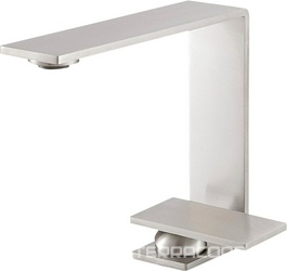 Смеситель для раковины, 1 ручк., h 155мм, (цв. тертая сталь), 5mm ZZ