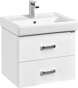 Тумба подвесная, 70 см, без раковины Тигода 70 1WH302083, цв. белый глянец Aquaton Америна 1A137601AM010