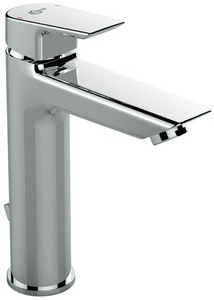 Смеситель для раковины, излив h212мм, с д/к, (цв.хром),  ZZ Ideal Standard Tesi A6563AA