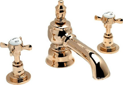 Смеситель для раковины, на 3 отв. с д/к, (латунь)  ZZ Devon & Devon Antique ADA15