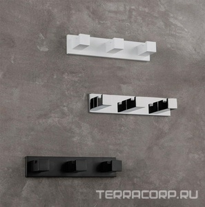 Крючок тройной, хром,  Colombo Look LC37.000