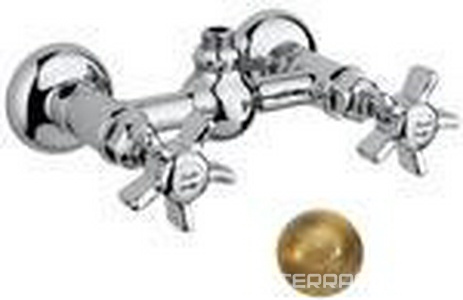 Смеситель для душа двухвентильный, (цв. бронза, ручки Dames Anglaises), Nicolazzi ZZ Nicolazzi Tradizionale 1425 BZ 18