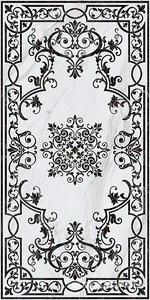 Керамогранит Kerama Marazzi Монте Тиберио  декорированный лаппатированный 119.5х238.5 Белый 