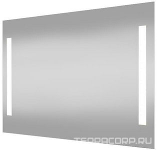 Зеркало  с внутренней подсветкой 800x600 (2 вертикальных светильника) ZZ Gair Line Line 80*60