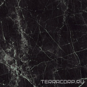 Керамогранит Gardenia Orchidea Unigue Marmi Unigue Infiniti Black Lap Rett 80x80 Черный 