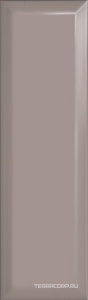Керамическая плитка Kerama Marazzi Аккорд  коричневый светлый грань8.5x28.5 Серый 