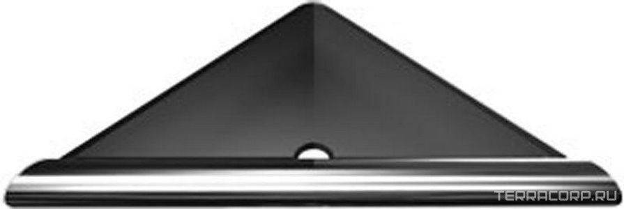 Полочка угловая 27 см (хром),  ZZ Inda Alessi A53310CR03