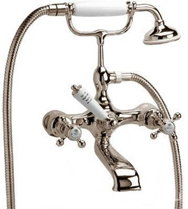 Смеситель на ванну с душ. гарнитуром, (латунь)  ZZ Devon & Devon Victorian IBV533