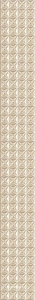Керамическая плитка Azori Pandora Бордюр  Latte Geometry 7.5x63 Серый 