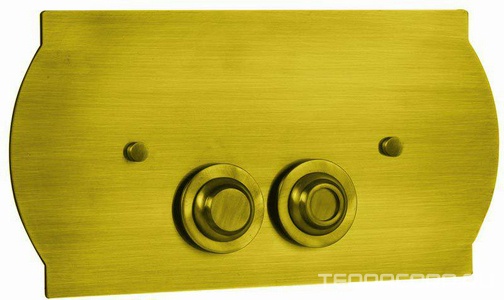 Клавиша двойного смыва , латунь, цвет золото  ZZ Boheme Imperiale 932 / 652