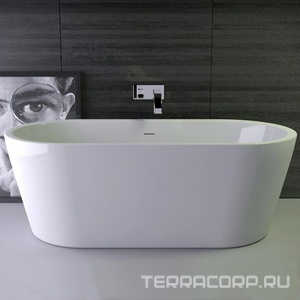 Ванна отдельностоящая 170х80хh60см, с экраном, с щелевым отверст.перелива, без слива-перелива арт.0100-091-06, (акрил цв.белый), NEO ZZ Knief Knief NEO 0100-276 white / white