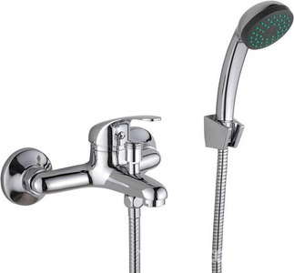 Смеситель для ванны/душа, короткий излив, с установочным комплектом, аксессуарами, хром XX Veragio Triumph VR.TRM-2701.CR
