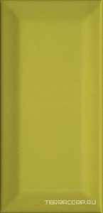 Керамическая плитка Kerama Marazzi Клемансо  оливковый грань  7.4x15 Зеленый 