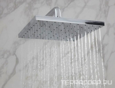 Душ верхний, стационарный, квадрат 250x250мм, G 1/2, (цв.хром), Keuco ZZ Keuco Универсал 53086 010100