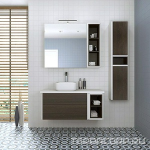 Модуль под раковину/столешницу 796*500*443 мм, 2 выдвижн.ящика, цв.дуб феррара ZZ Aquaton Брук 1A202001BCDF0