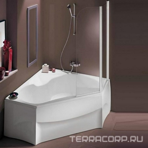 Панель фронтальная для ванны BAIN DOUCHE 145x145, крепеж в комплекте ZZ Jacob Delafon Bain Douche E6239RU-00