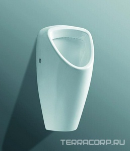 Писсуар 320х350хh685мм, с сист.смыва на датчике, от сети 220В, скрытый подвод воды из стены, без сифона для писсуара,  Plus ZZ Laufen Caprino 8.4206.5.000.401.1