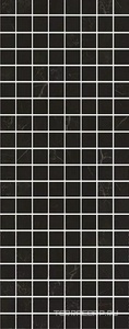Мозаика Kerama Marazzi Алькала Декор  чёрный мозаичный  20x50 Черный 