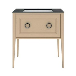 Тумба PLAZA Classic, напольная 80 см, 1 выдвижной ящик, высота 840 мм, цв. капучино XX