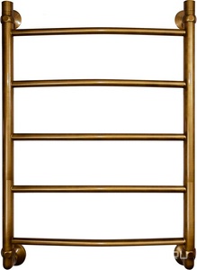 Полотенцесушитель "" h600*500 мм, подключение 1"*3/4, установочный набор в комплекте, цв.бронза ZZ Ника ЛД ЛД 60/50-5/бронза