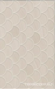 Керамическая плитка Kerama Marazzi Сияние  беж структура пл. стена 25х40 ZZ Бежевый 