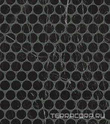 Nero Reale Round Mosaico ZZ| 29.5x32.5