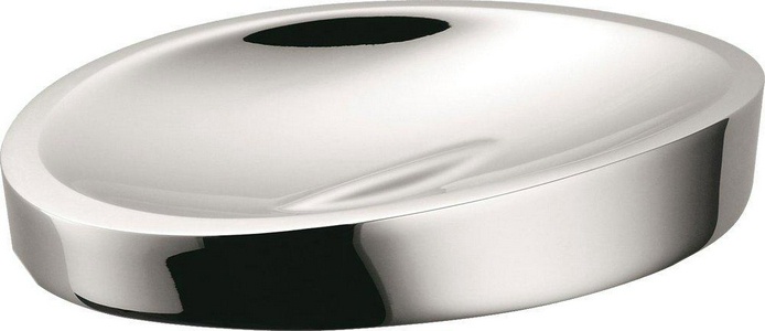 Мыльница настольная металл., (цв.хром),  ZZ Colombo Plus W4940 CR