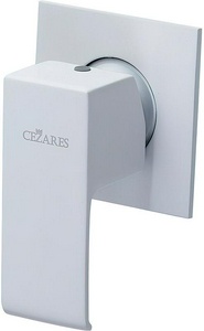 Смеситель для душа, встраиваемый в стену, (цв.белый матовый),  ZZ Cezares Porta PORTA-DIM-BIO