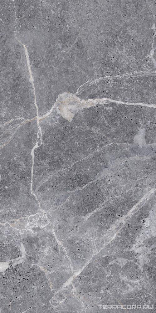 Керамогранит Kerranova Marble Trend Керамогранит K-1006/LR SILVER RIVER XX30х60 Серый, фото 3