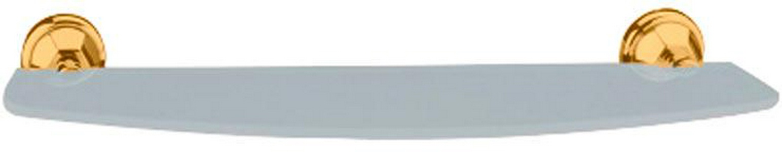 Полочка стеклянная 17,5х52,5см, (цв.бронза),  ZZ Andrea Catarina CAK470 BR