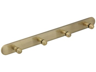 Планка с 4-мя крючками L31,5 см., бронза ZZ