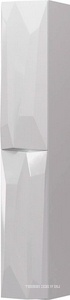 Пенал подвесной "", правый, 300*262*1400 мм, цвет белый ZZ Aima Design Crystal У51085