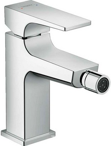 Смеситель для биде, с клапаном Push-Open, (цв.хром), Metropol ZZ Hansgrohe Metropole 32520000