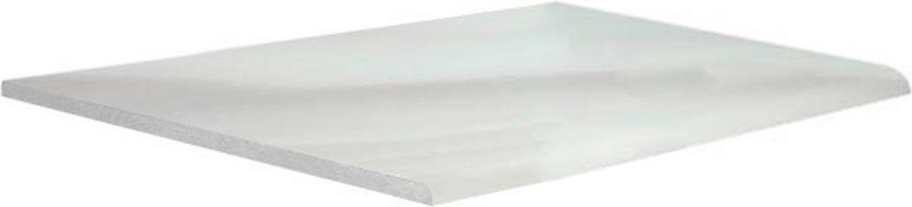 Ступени Kerama Marazzi Балторо Ступень Техно Проходная  лаппатированный (n015768)ZZ60х60 Белый 