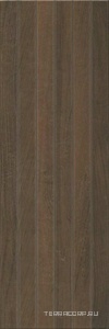 Керамическая плитка Kerama Marazzi Семпионе  коричневый темный структура обрезной 30x89,5 Коричневый 