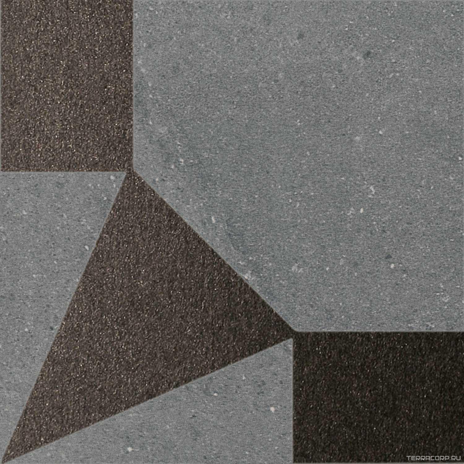 Керамогранит Kerama Marazzi Матрикс Декор серый тёмный 20x20 Серый, фото 3