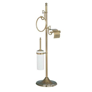 Стойка напольная  с ершиком, держ. для туал.бумаги и держ. для полотенец, бронза ZZ Boheme Medici 10631